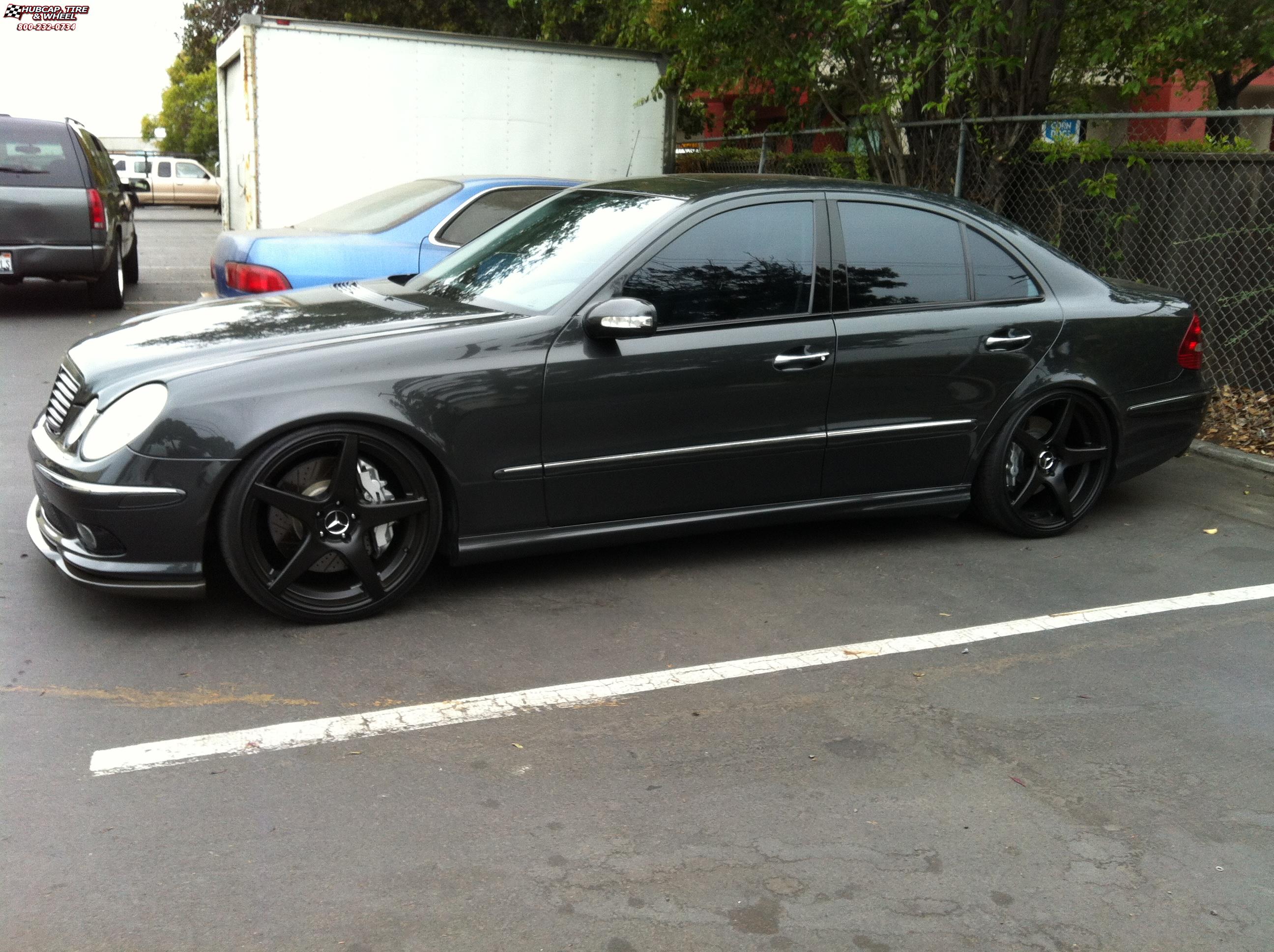 vehicle gallery/mercedes benz e63 niche gt 5 m133 20x85  Satin Black wheels and rims